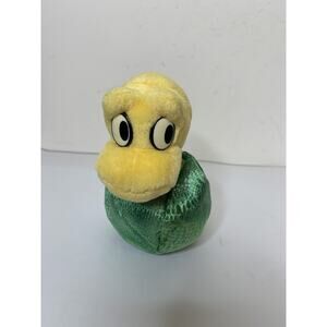 Eggbert Mgic Dragon 7" Yellow Dragon In Green Half Egg Bean Bag Plush Mgic